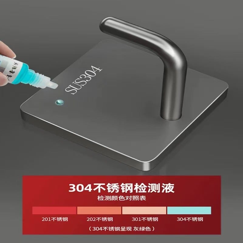 Stainless Steel 304 Hook Adhesive Punch-Free Hook Strong Load-Bearing Kitchen Bathroom Sticky Hook Wall-Mounted Metal Hook - Image 3